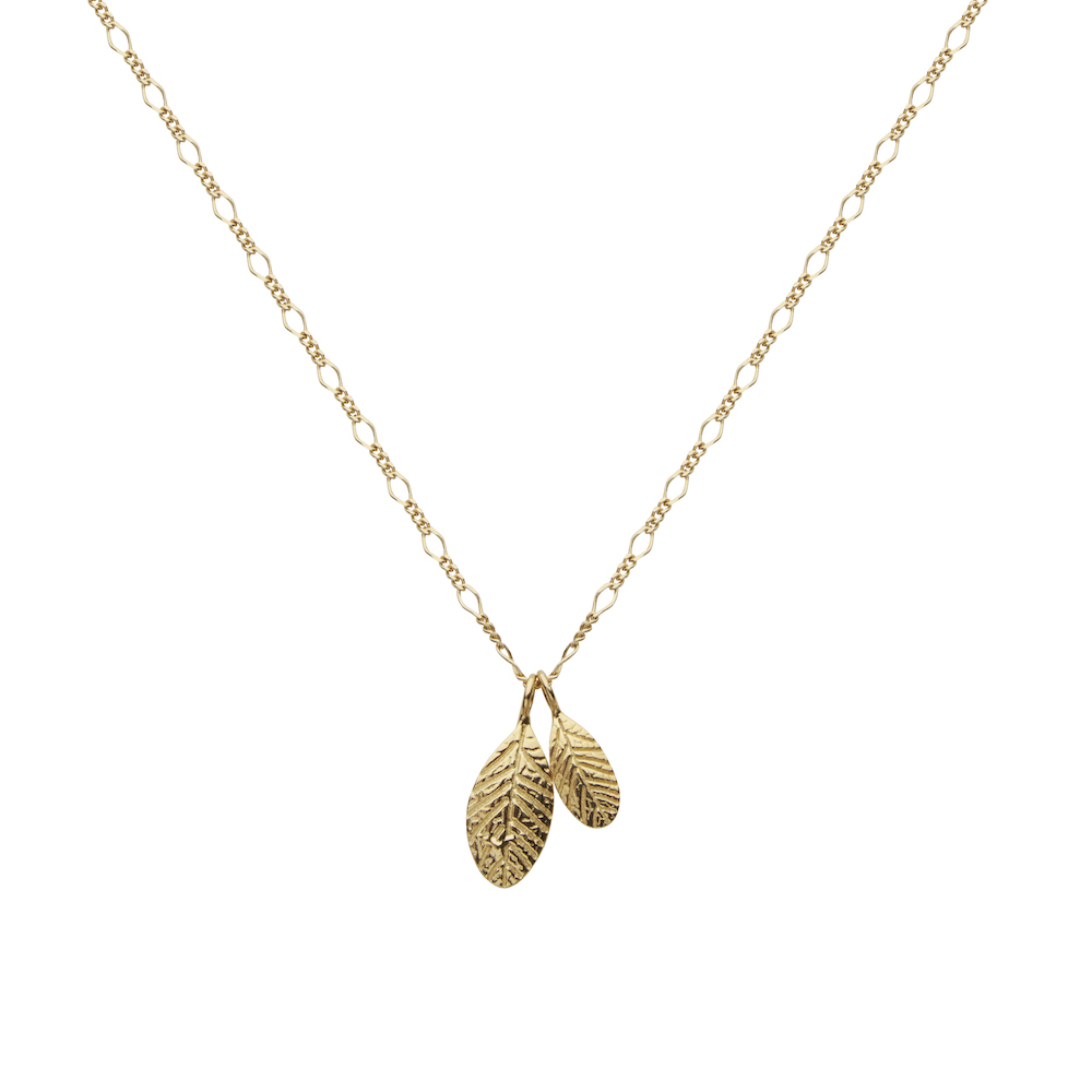 Letters/lingonberry small pendant gold - 3