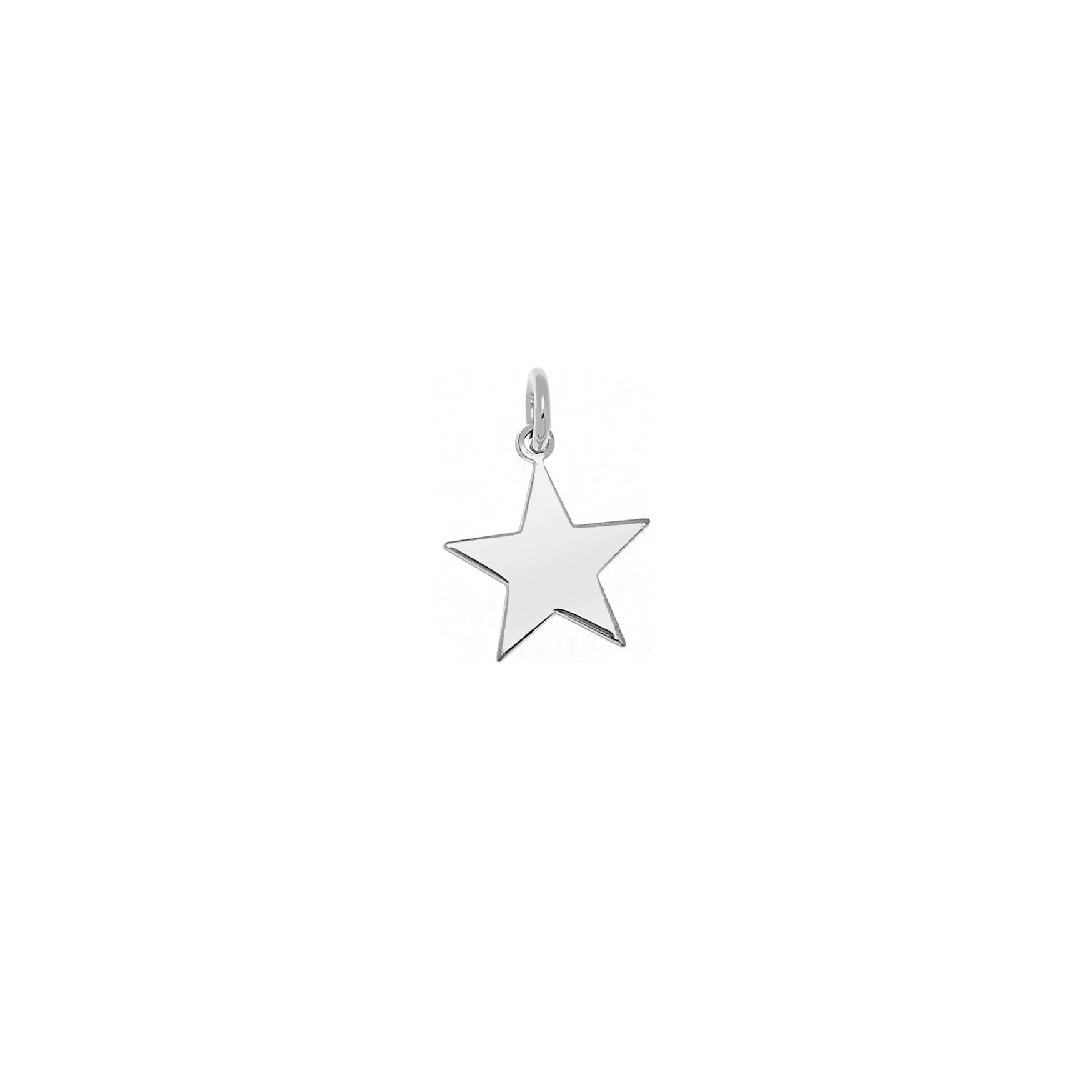 Letters star silver