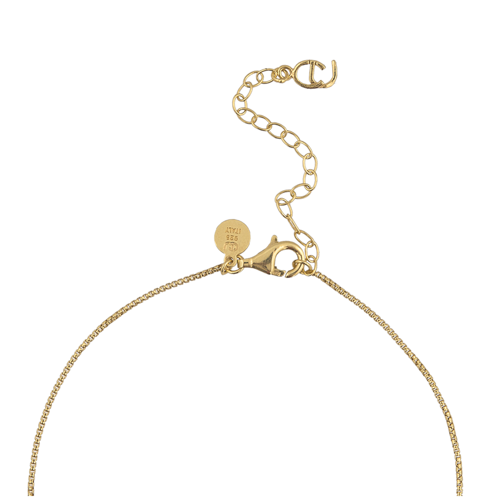 Petal pendant neck 50-55 gold - 2