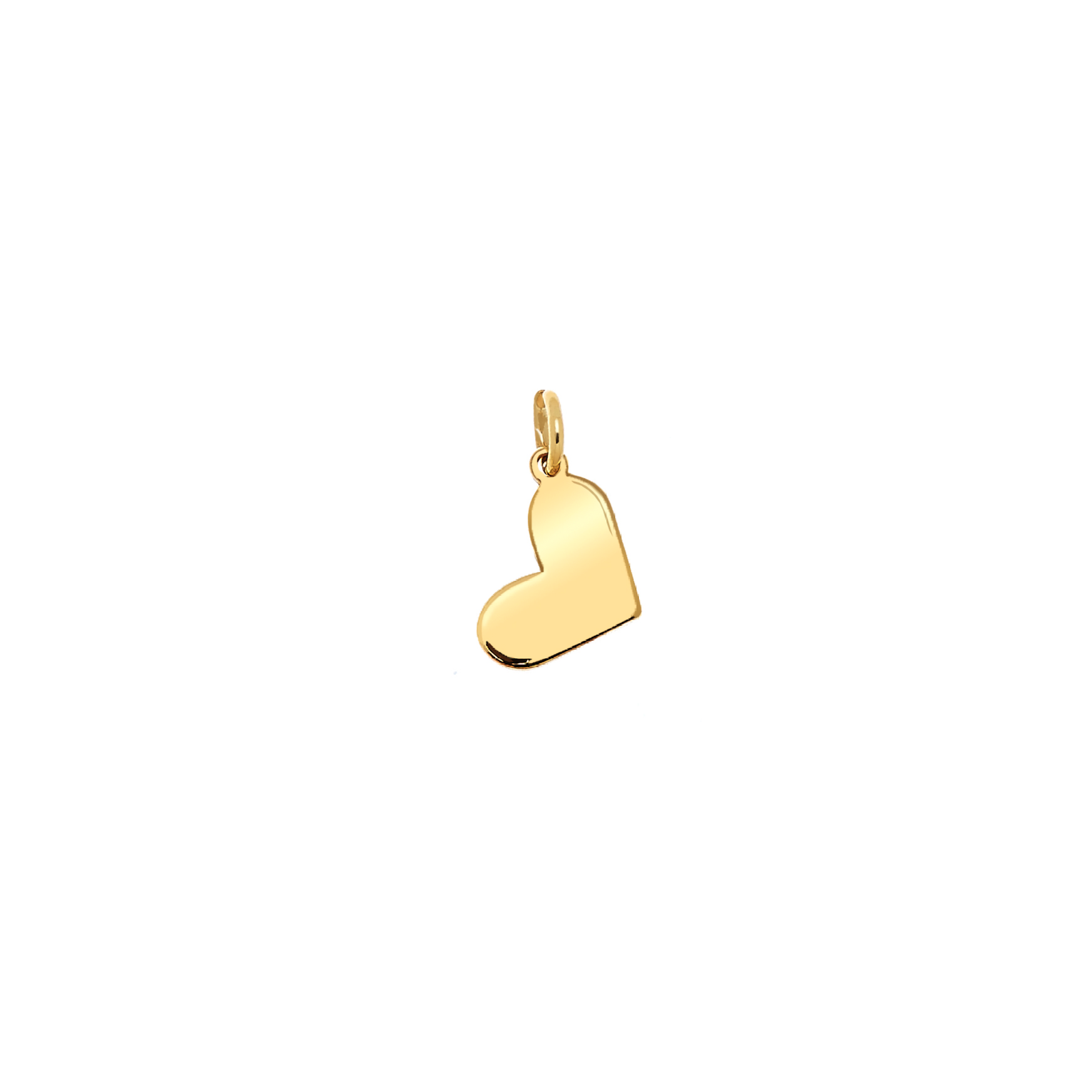 Letters heart gold