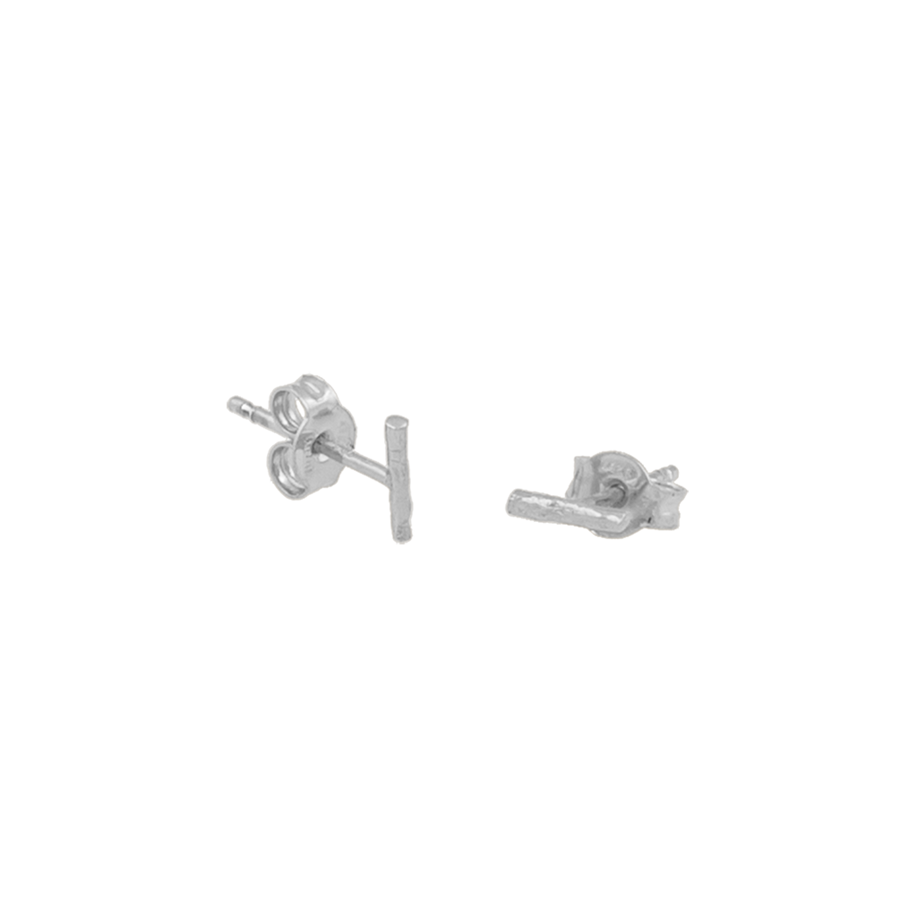 Wood small ear silver