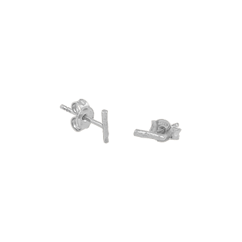 Wood small ear silver