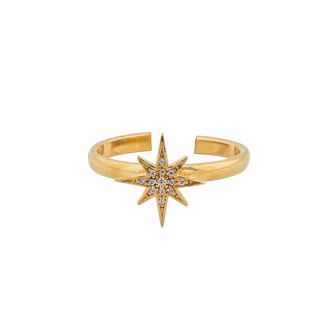 One star ring gold