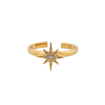 One star ring gold
