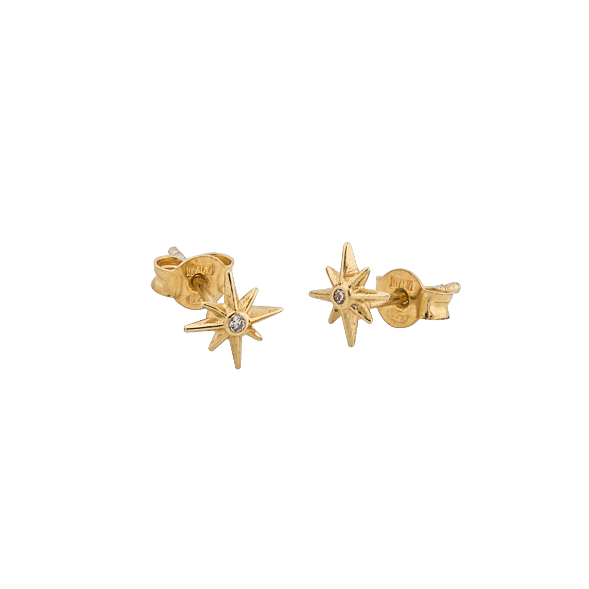 One star small ear gold