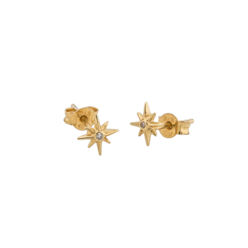 One star small ear gold