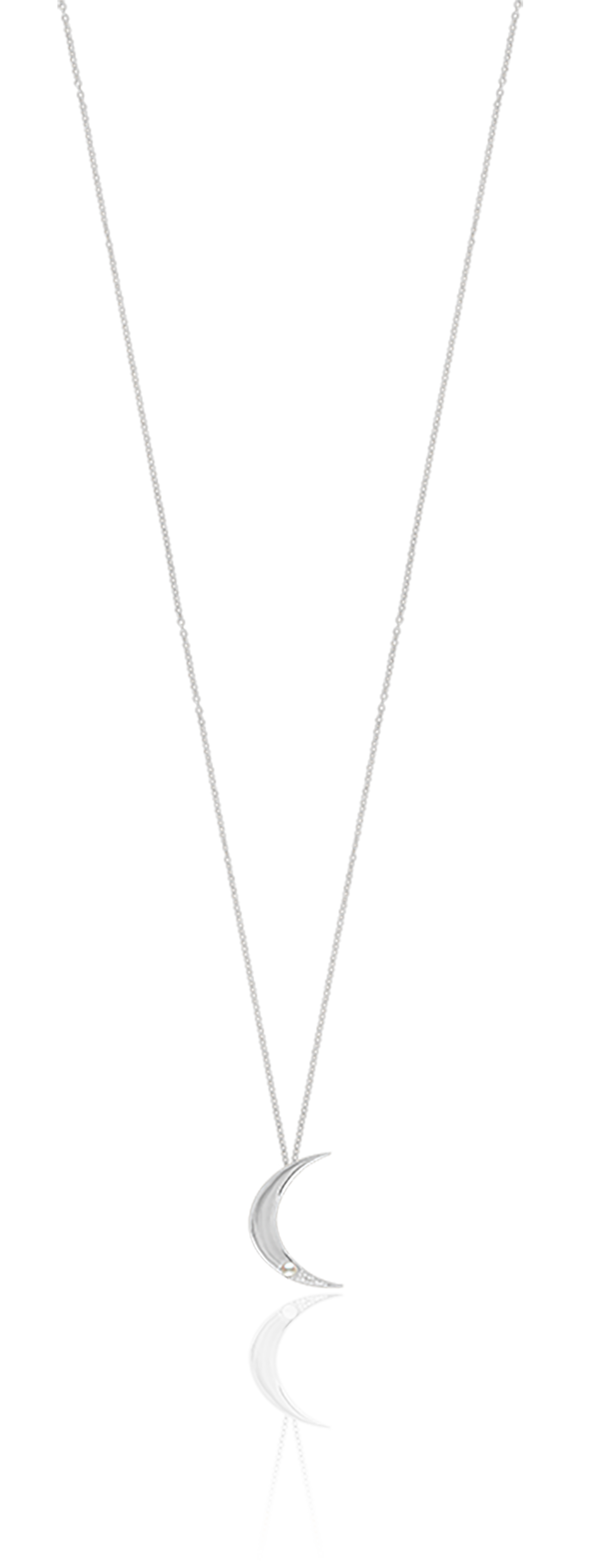 One moon neck 65-75 silver