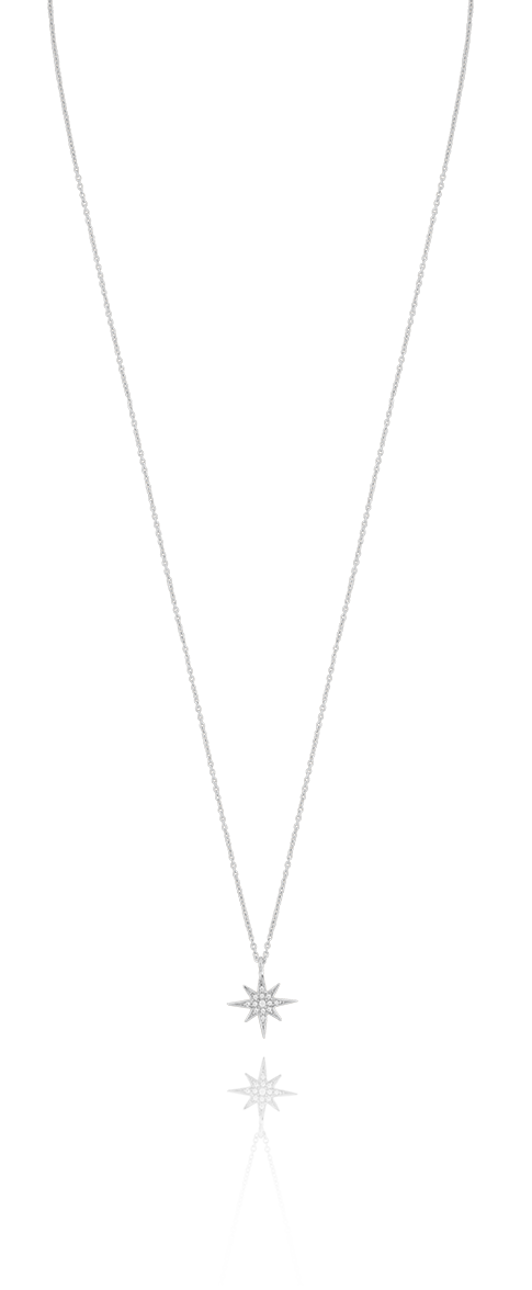 One star neck 41-45 silver