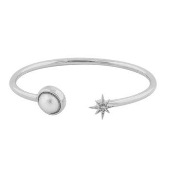 One bangle brace silver