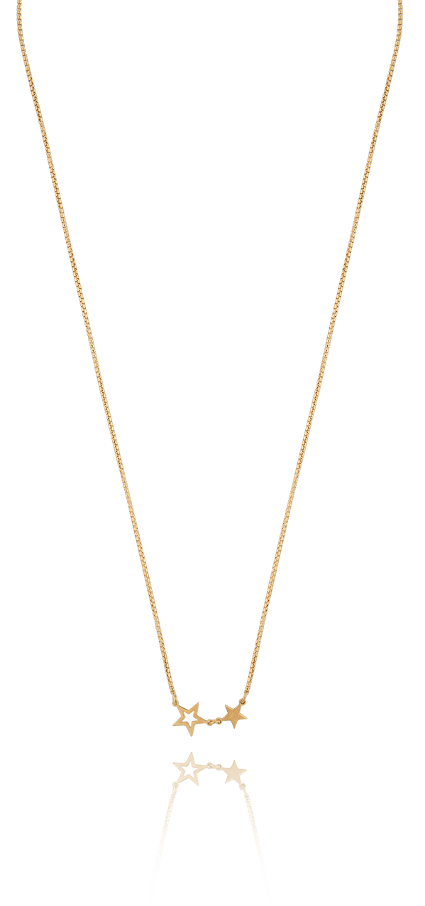 Double star neck 40-45 gold