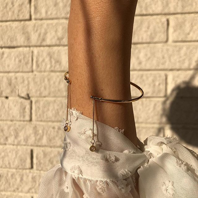 Brilliant bangle brace silver - 4