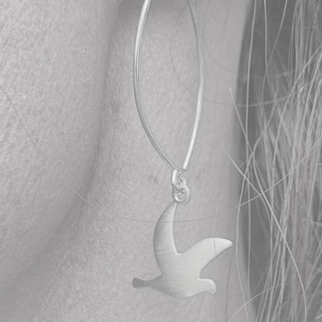 Peace long ear silver - 2