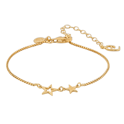 Double star brace gold