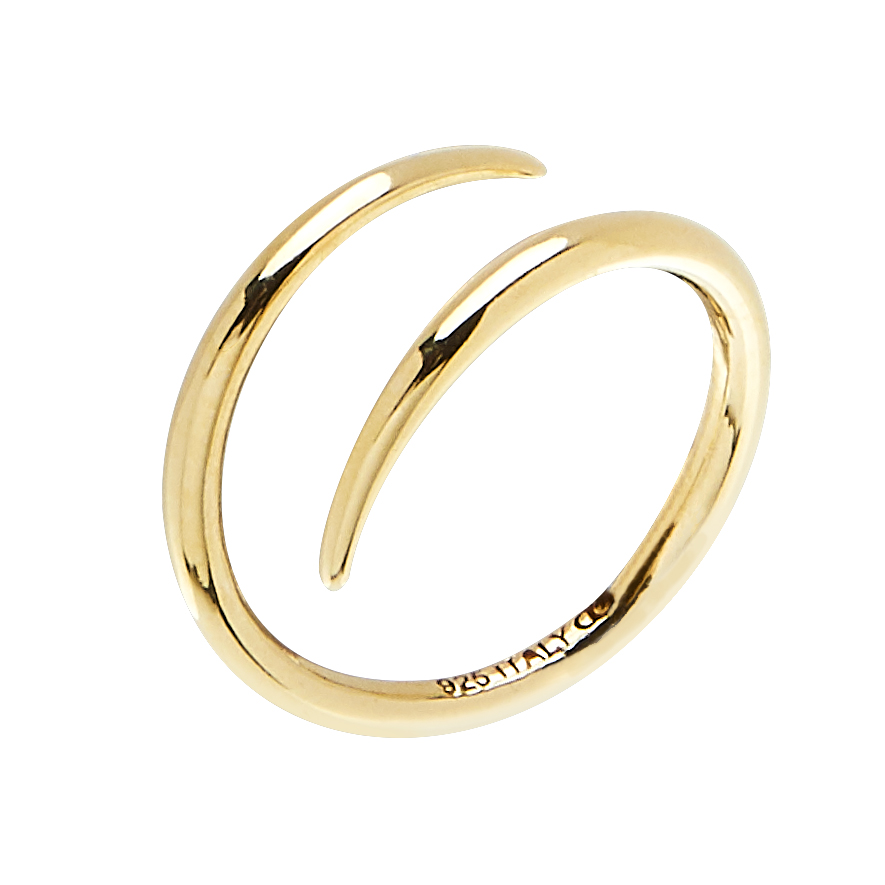Loop ring gold