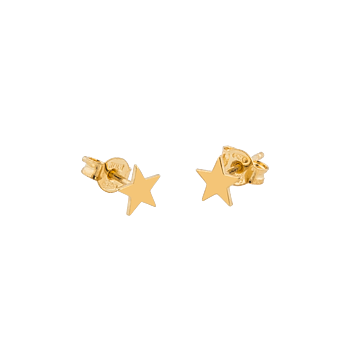 Double star small ear gold