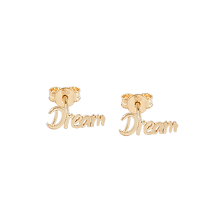 Dream big small ear gold