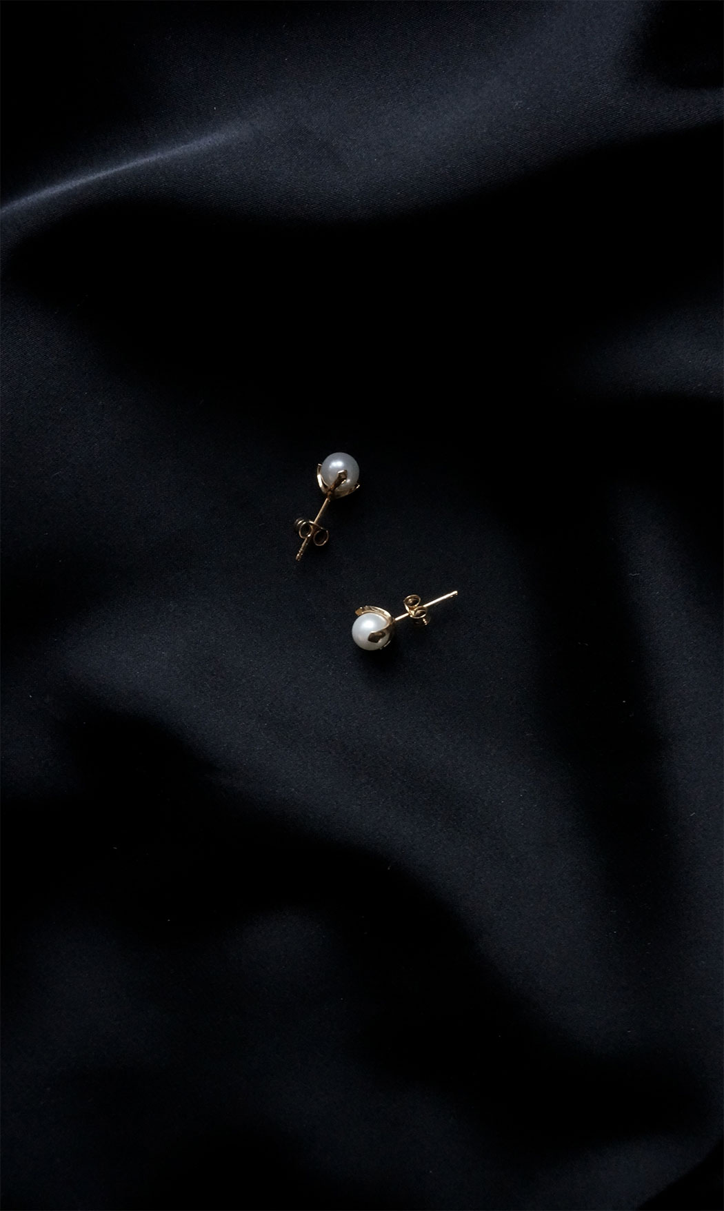 Pearl small stud ear Gold - 2