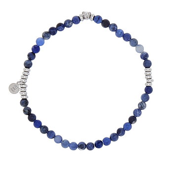 bear elastic blue silver