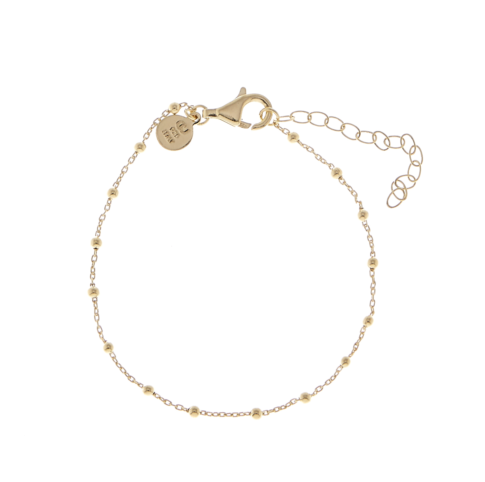Two beaded brace - Gold