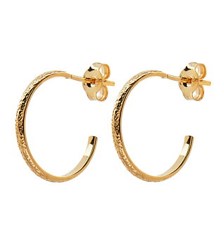 Pearl/Vintage round ear - Gold