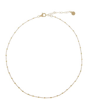 Two beaded neck - Gold