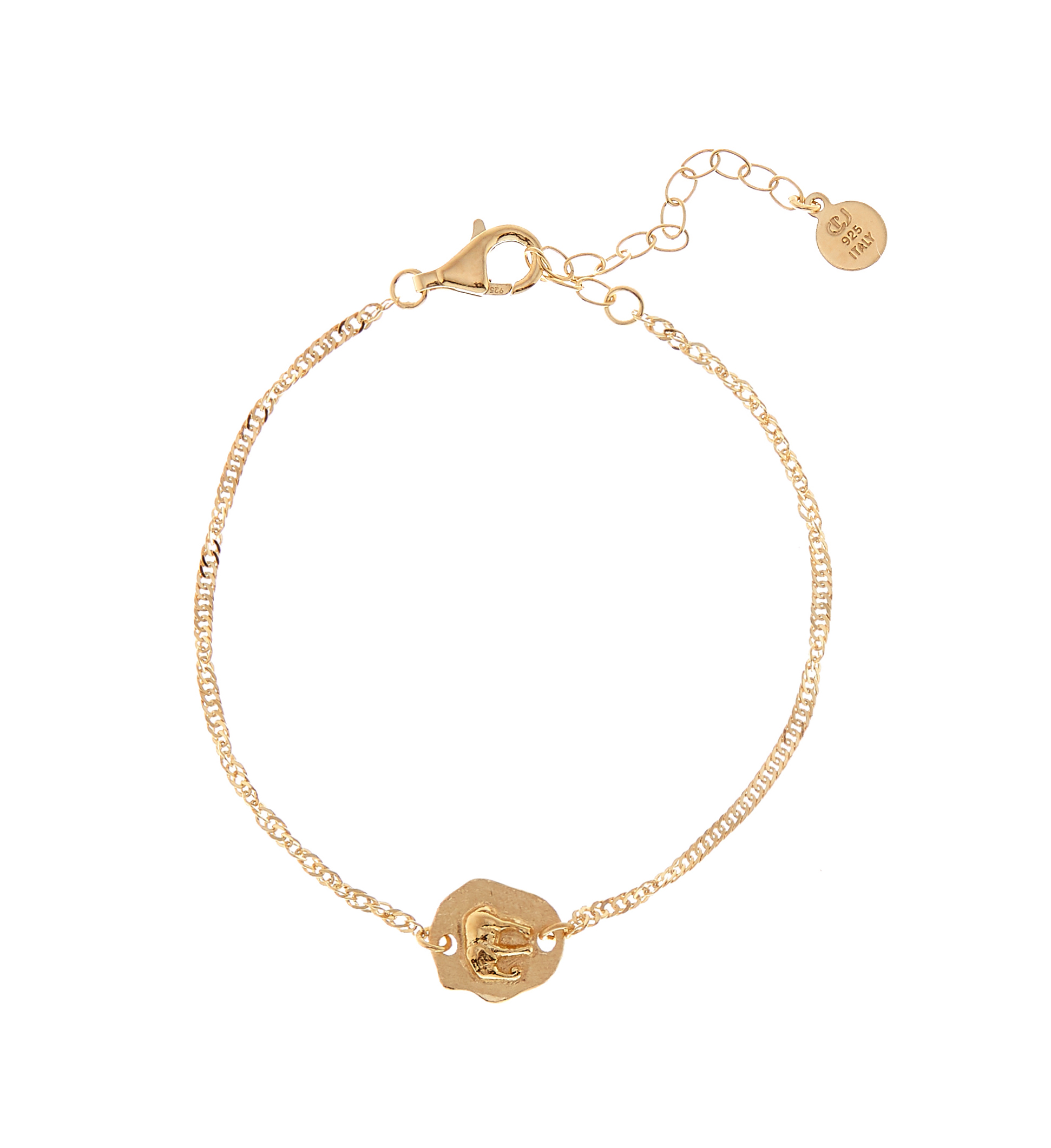Two Elephant brace - Gold