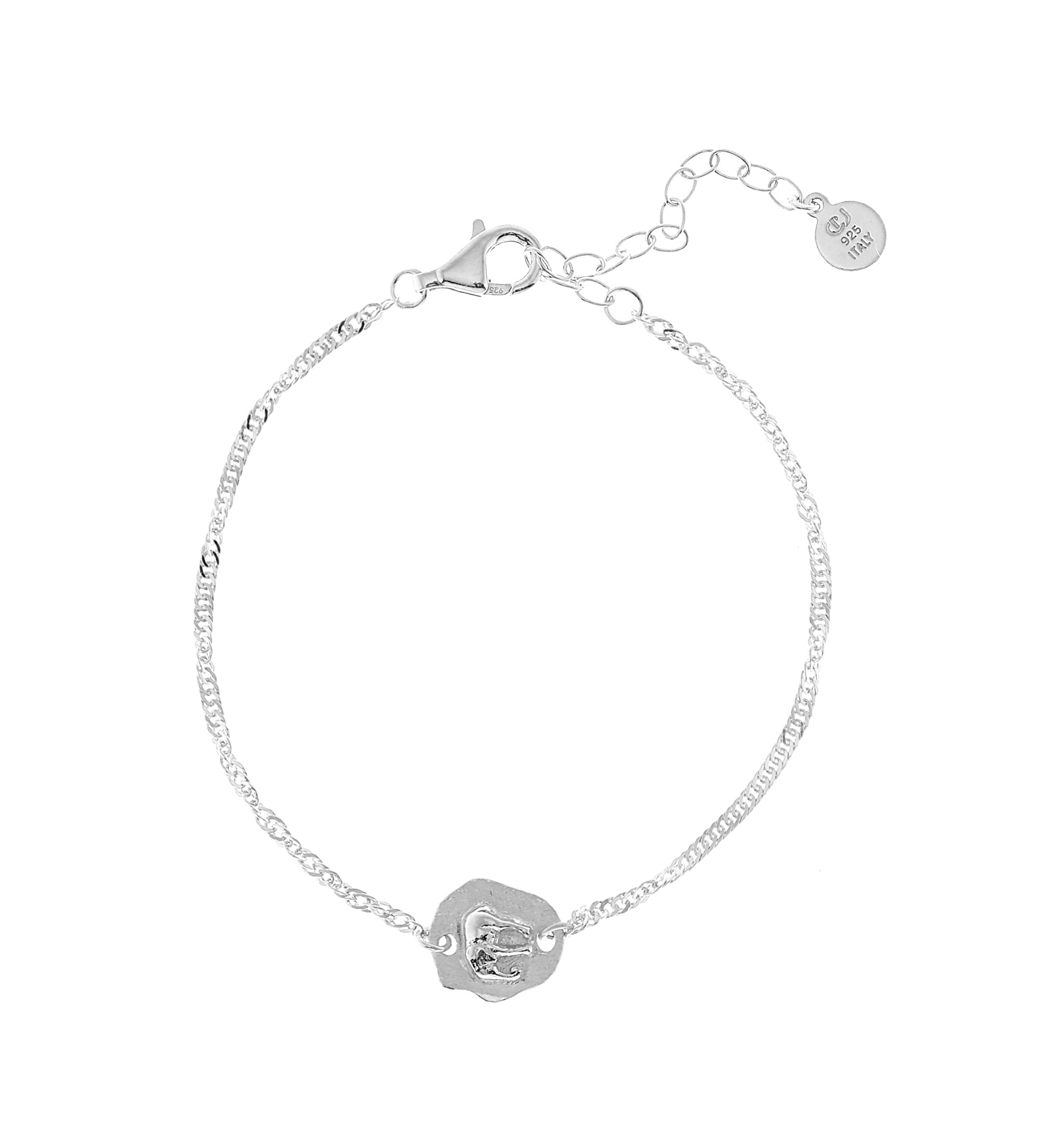 Two Elephant brace - Silver