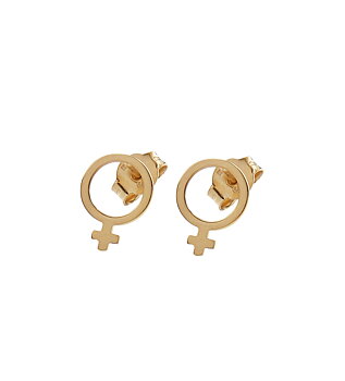 Letters Venus small ear gold