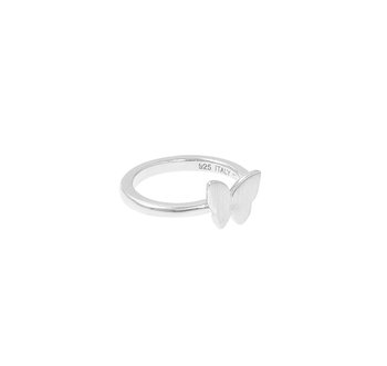 Butterfly ring silver