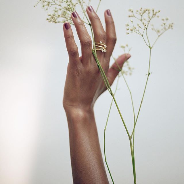 One big stone ring gold - 2