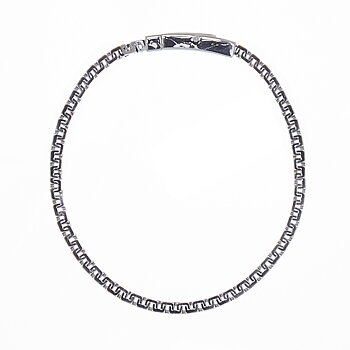 Bear zigzag brace silver