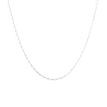 Letters figaro neck 60-65  silver