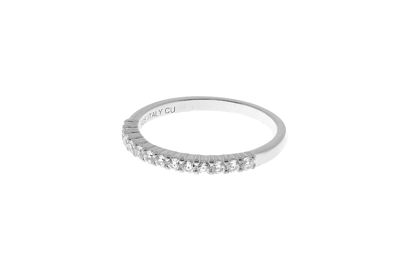 Two stone ring silver