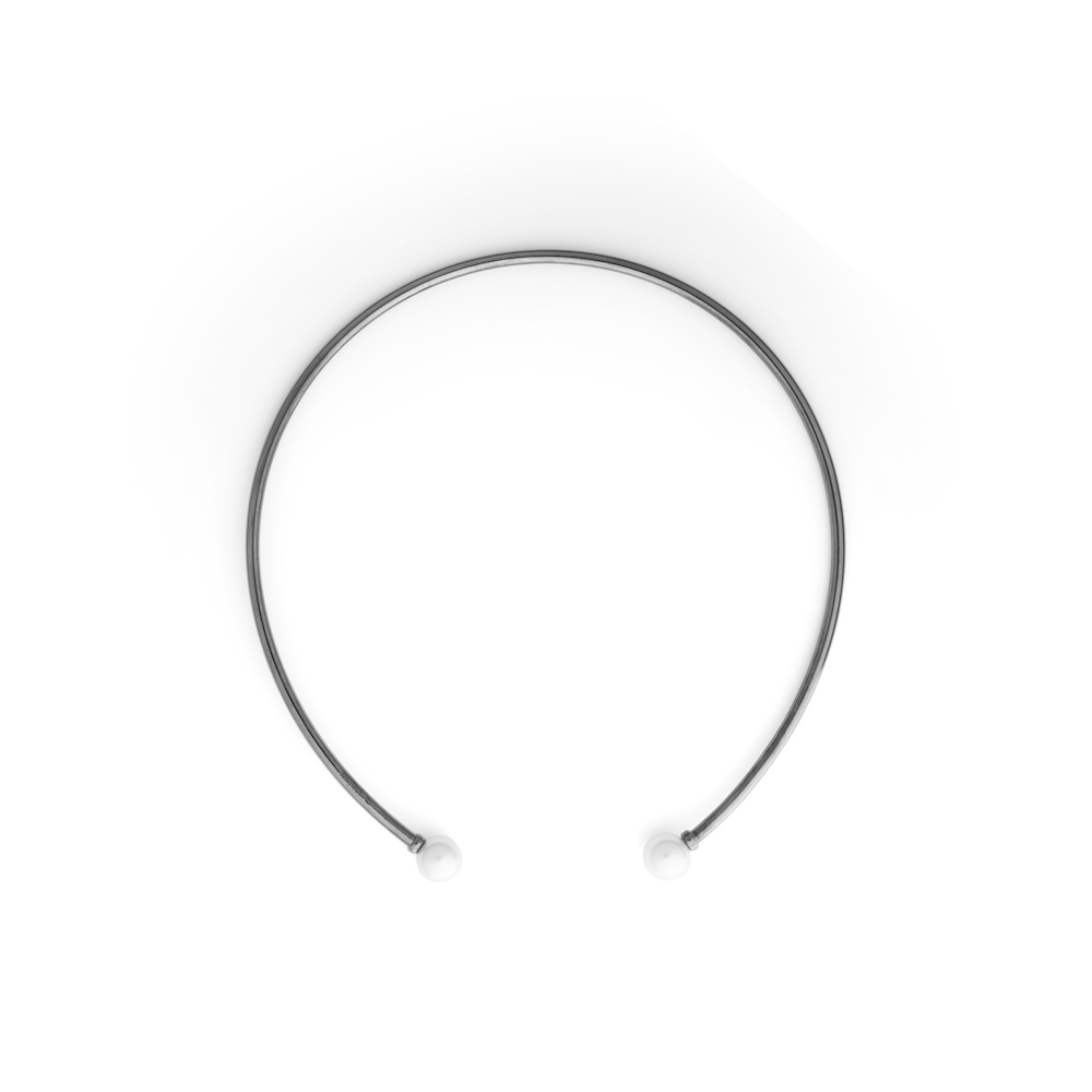 Pearl bangle neck flex black