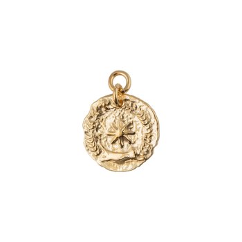 Letters / Victory coin pendant gold