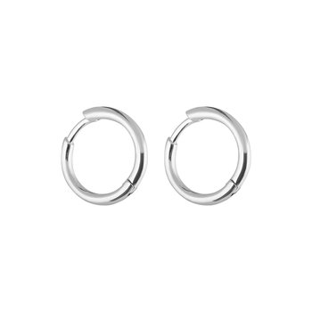Letters round ear silver