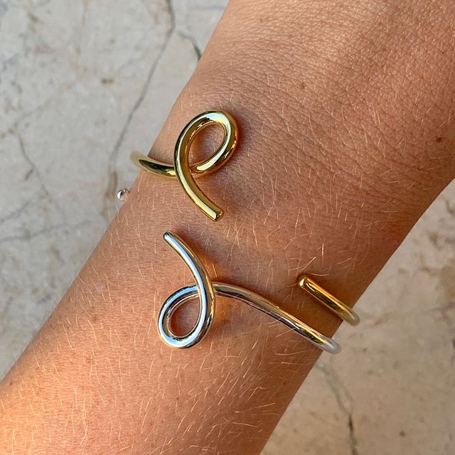 Loop bangle brace gold - 3