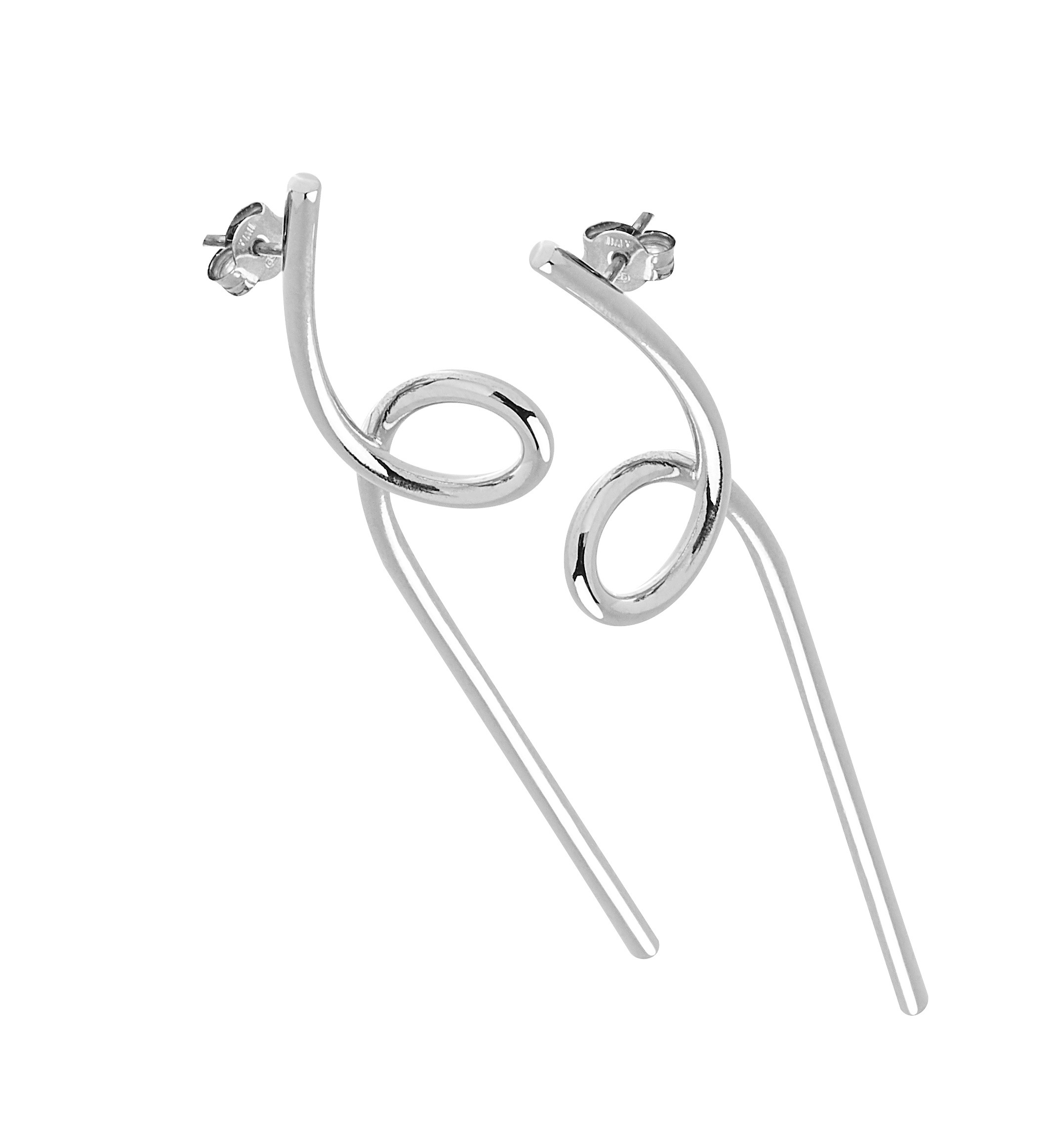 Loop ear silver