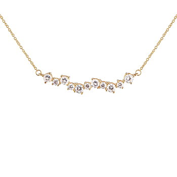 Gatsby stone neck 40-45 gold