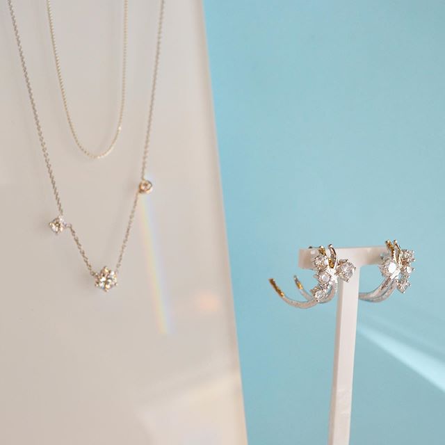 Cubic cluster ear silver - 3