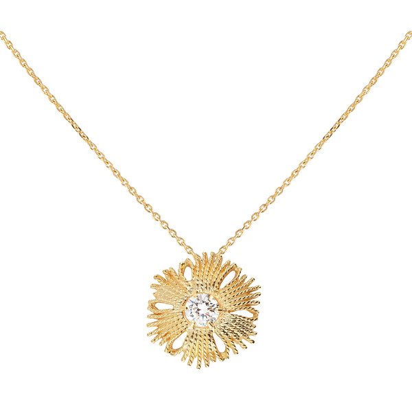 Gatsby stone brosch/pendant gold - 3