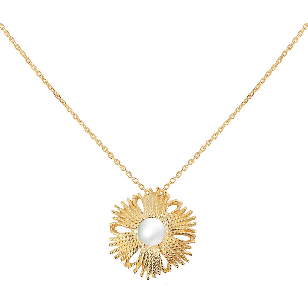 Gatsby pearl brosch/pendant gold - 2