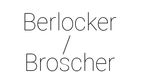 BERLOCKER/BROSCHER