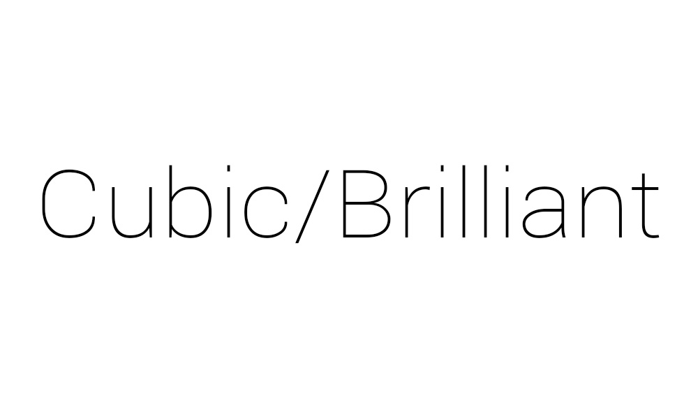Cubic/Brilliant/CU