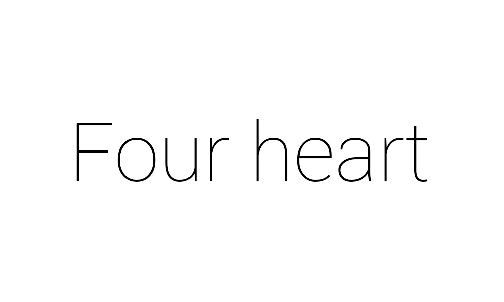 Four heart