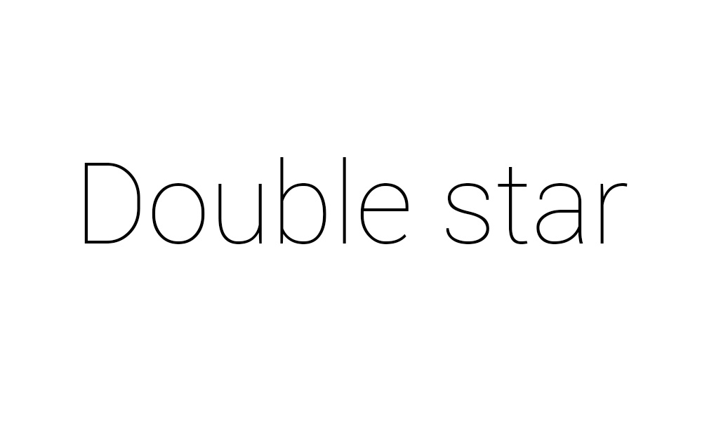 Double star