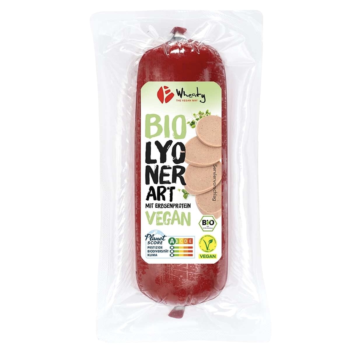 vegansk korv lyoner wheaty 200g