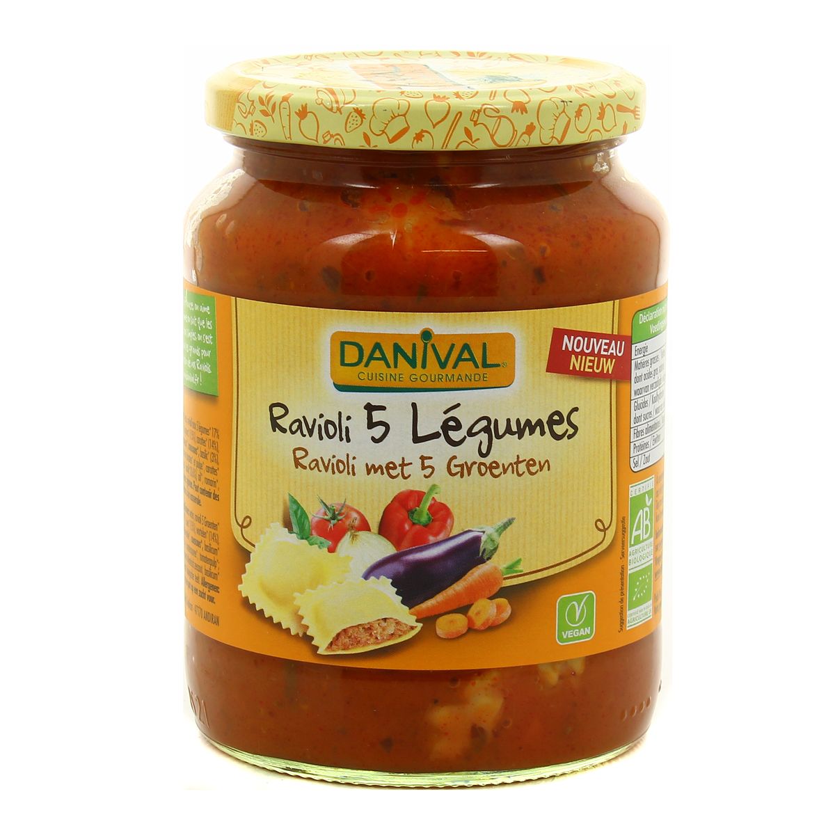 Ravioli Grönsaker 670g Danival Eko