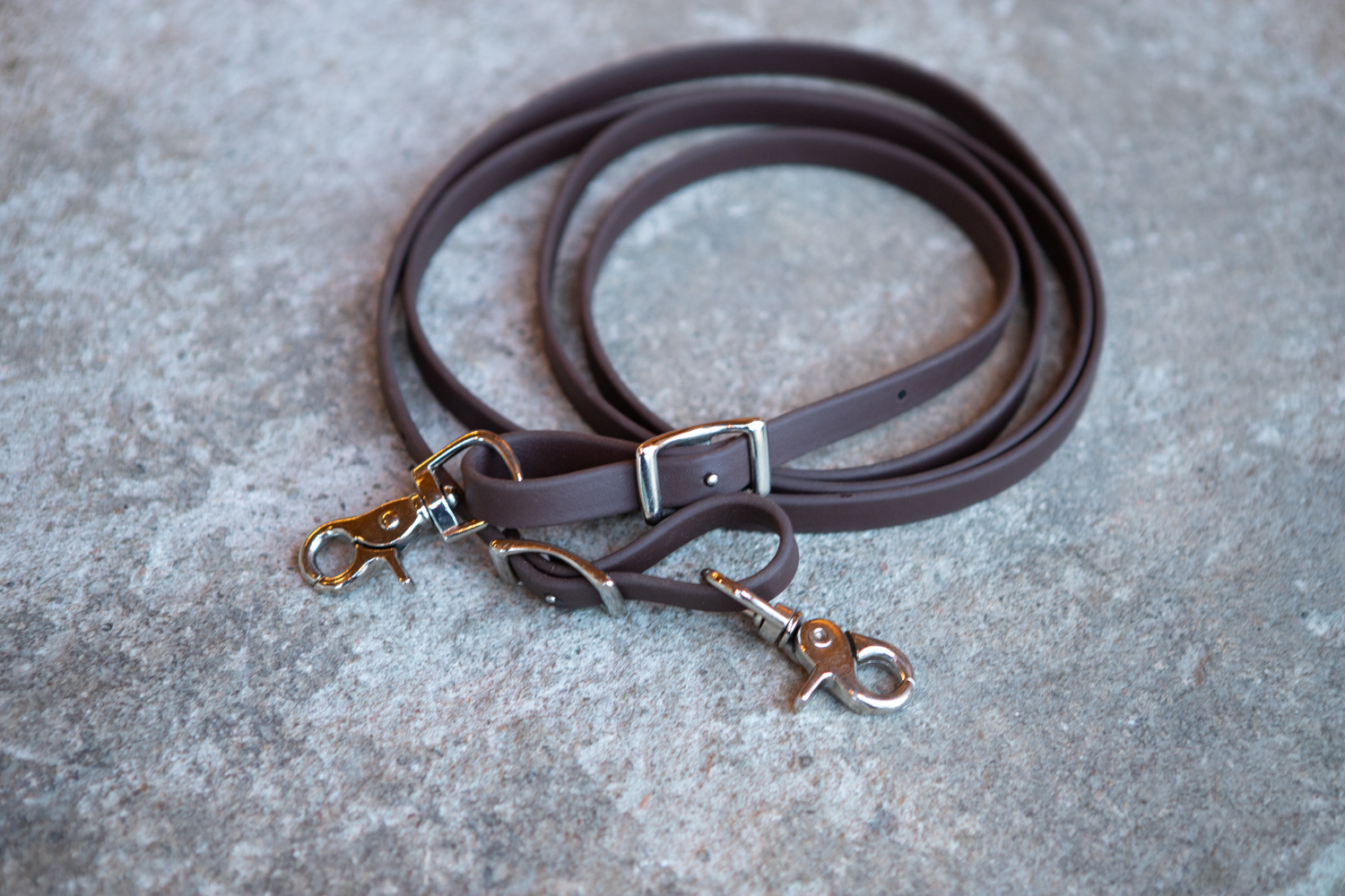 All That Trail Reins Biothane Brown