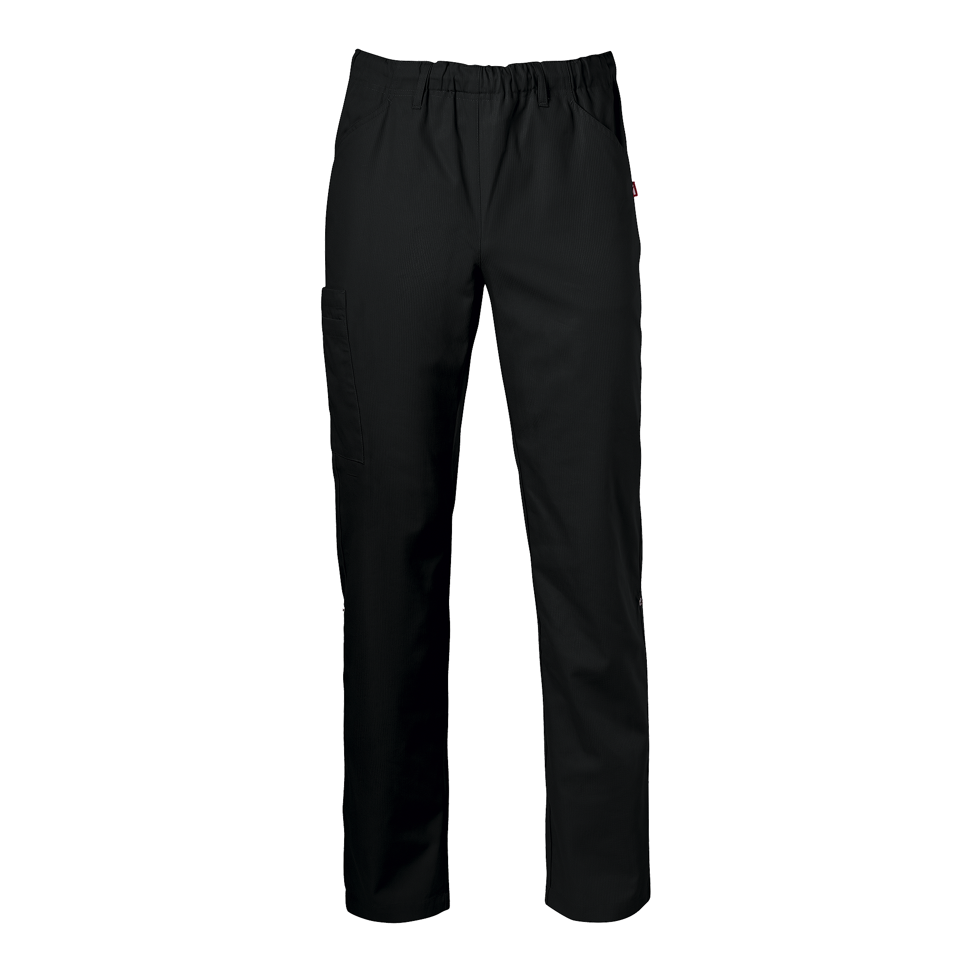 Vård- och omsorgsbyxa med benslejf unisex - svart